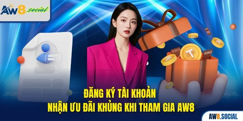 AW8 34 Đăng ký tài khoản nhận ưu đãi khủng khi tham gia AW8